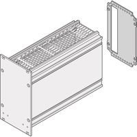Panneau arrière de l'unité enfichable de type cadre SCHROFF, découpe pour un connecteur, 6 U, 10 HP