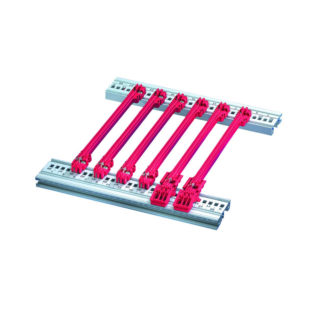 SCHROFF Guide-cartes type accessoire 2mm rouge