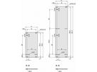 SCHROFF Unité enfichable, face avant, non blindée, pour poignée trapézoïdale statique, 3 U, 4 CV, 2,5 mm, alu, face avant anodisée, face arrière conductrice