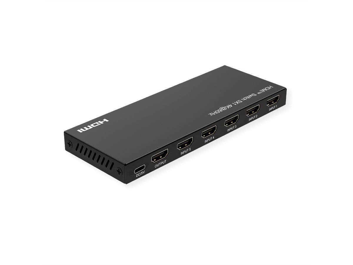 ROLINE Switch HDMI 4K 5 ports