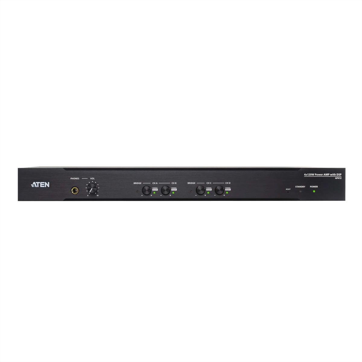 ATEN AP412 Amplificateur de puissance 4 x 120 W avec DSP