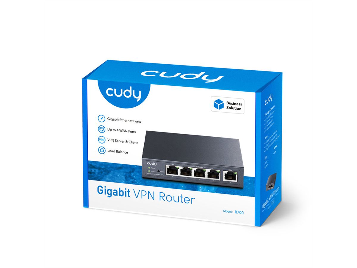 CUDY R700 Routeur Gigabit Multi-WAN VPN