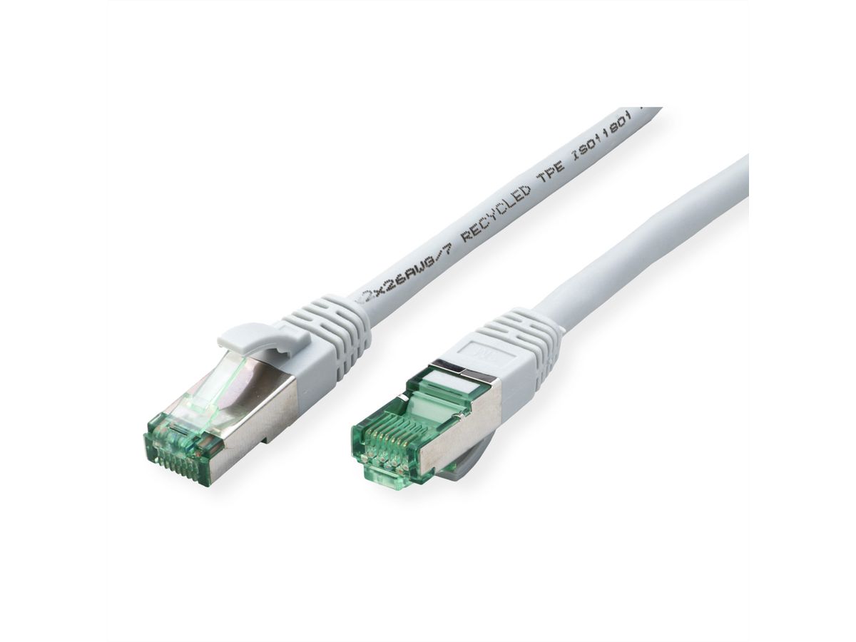 ROLINE RM Cordon Cat.6A S/FTP(PiMF), gris, 5 m