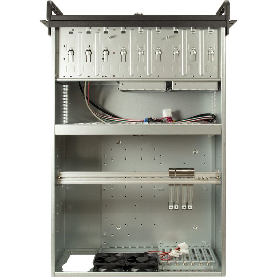 Boîtier industriel 19", 4U, version longue, IPC 4U-4129L, noir