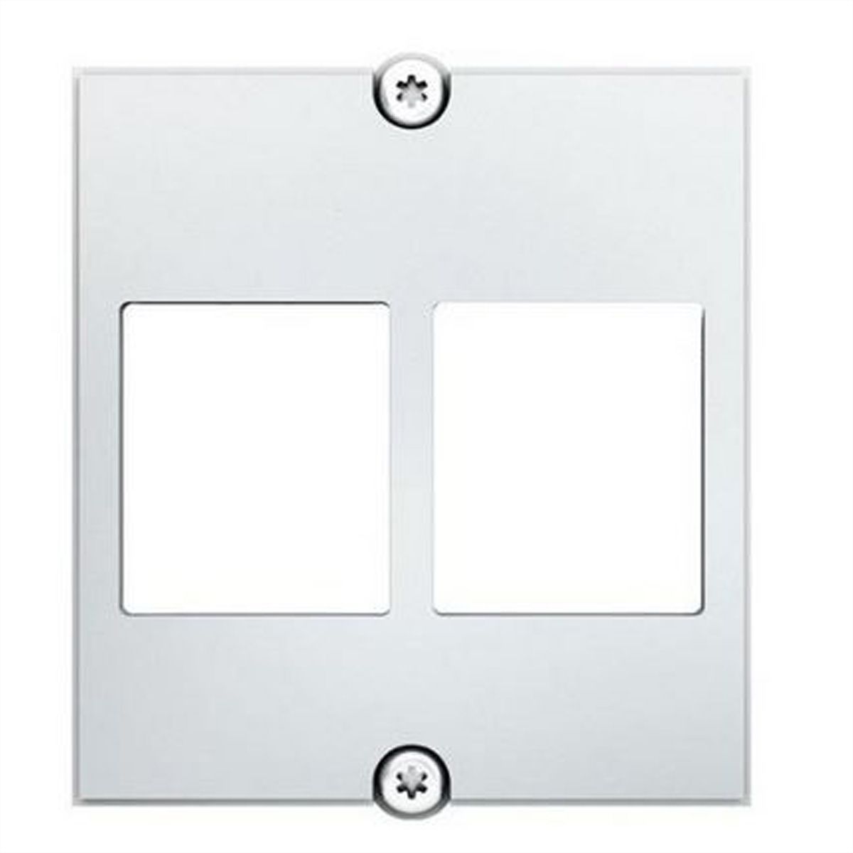 BACHMANN Module Custom Cadre 2x Keystone, blanc