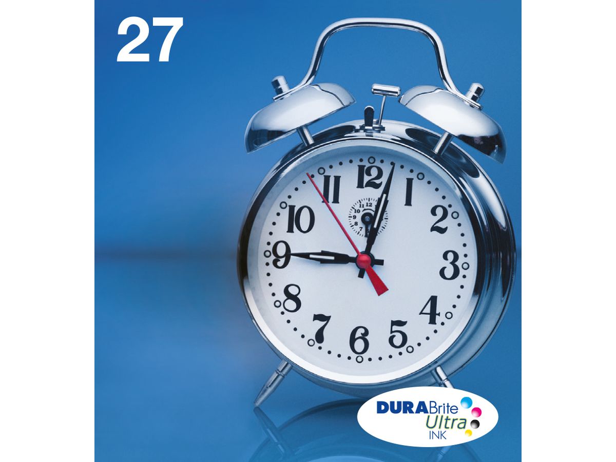 Epson Alarm clock Multipack EasyMail "Réveil" 27 - Encre DURABrite Ultra C,M,J