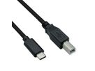ROLINE Câble USB2.0 Type C - B, M/M, noir, 1,8 m