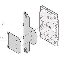 Plaque d'insertion SCHROFF pour cassettes d'épissure, sans gaine de câble