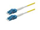 ROLINE Câble Patch FO duplex OS2, 9/125µm LC/LC, UNIBOOT, jaune, 20 m