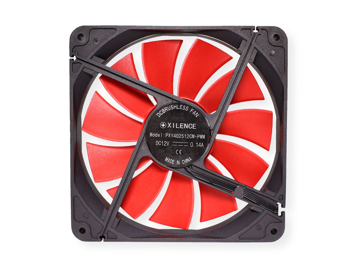 Xilence XPF140.R.PWM 140mm PWM Ventilateur de boîtier, 4PIN