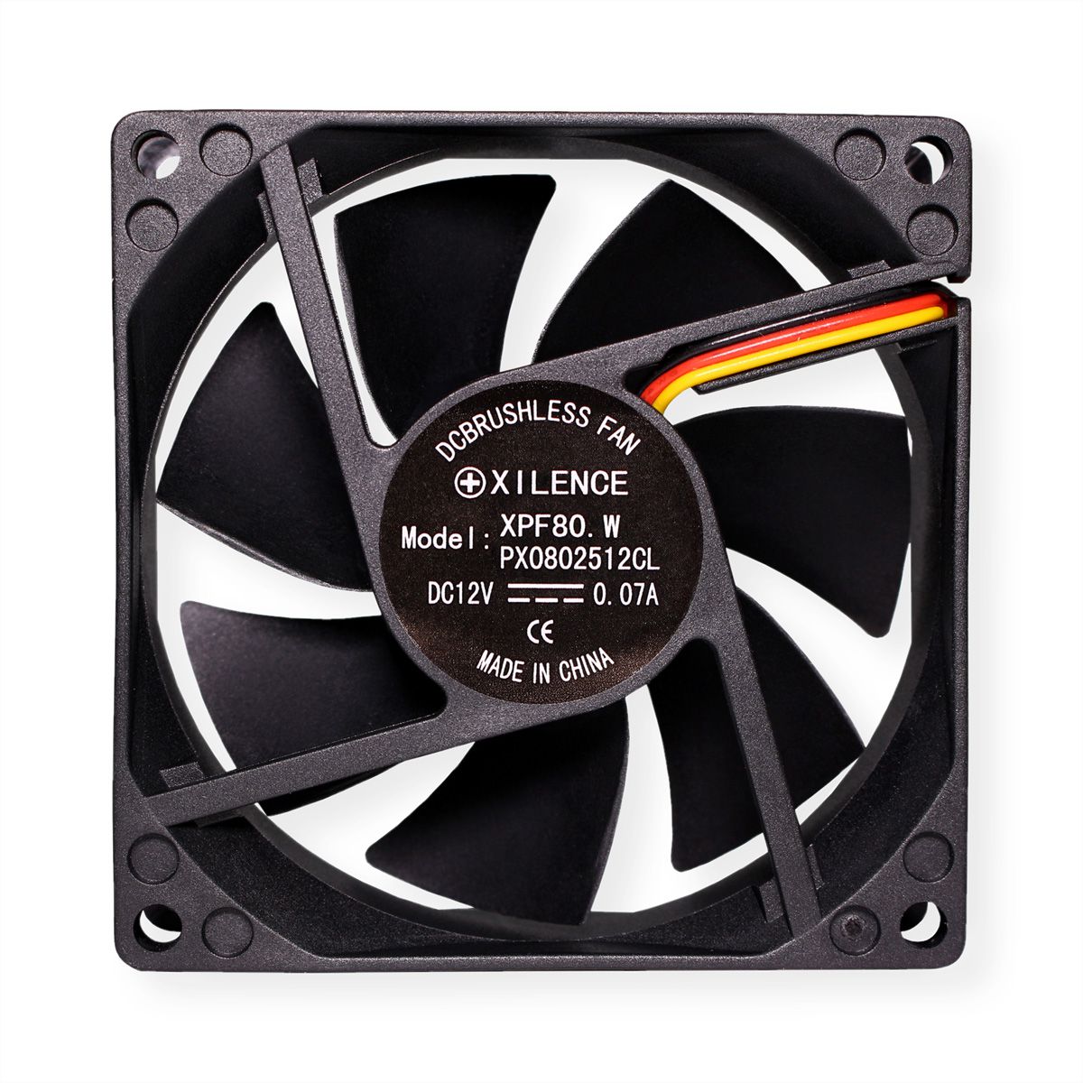 Xilence XPF80.W Ventilateur de boîtier 80mm, 3PIN, White Box