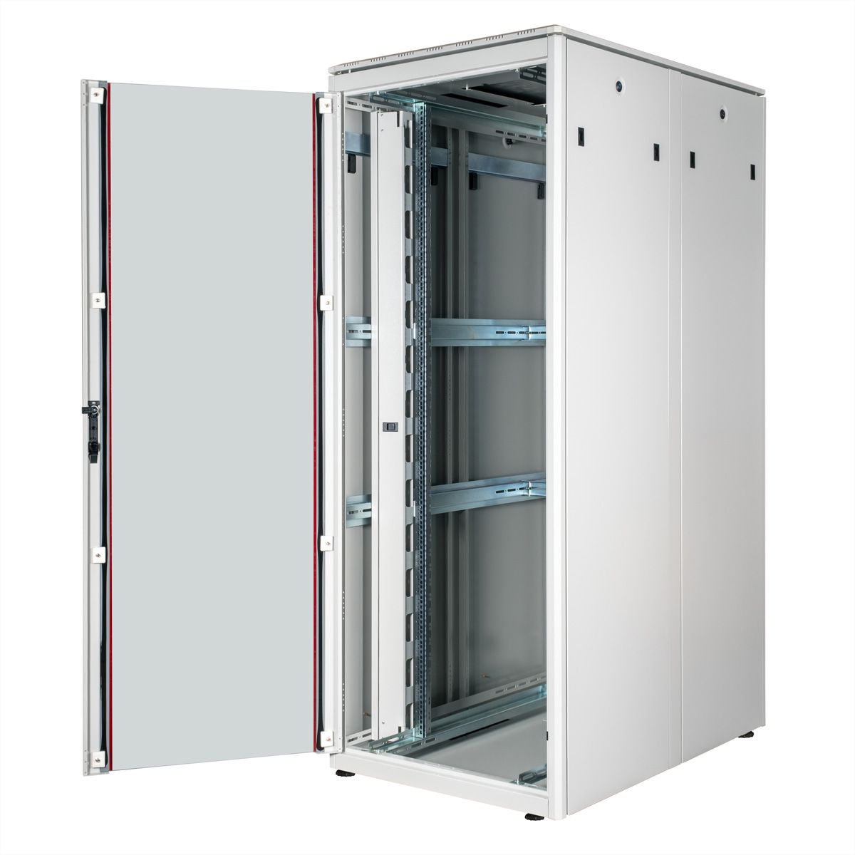 ROLINE 19" Baie réseau Pro 42U, 800x1200 LxP Porte verre gris