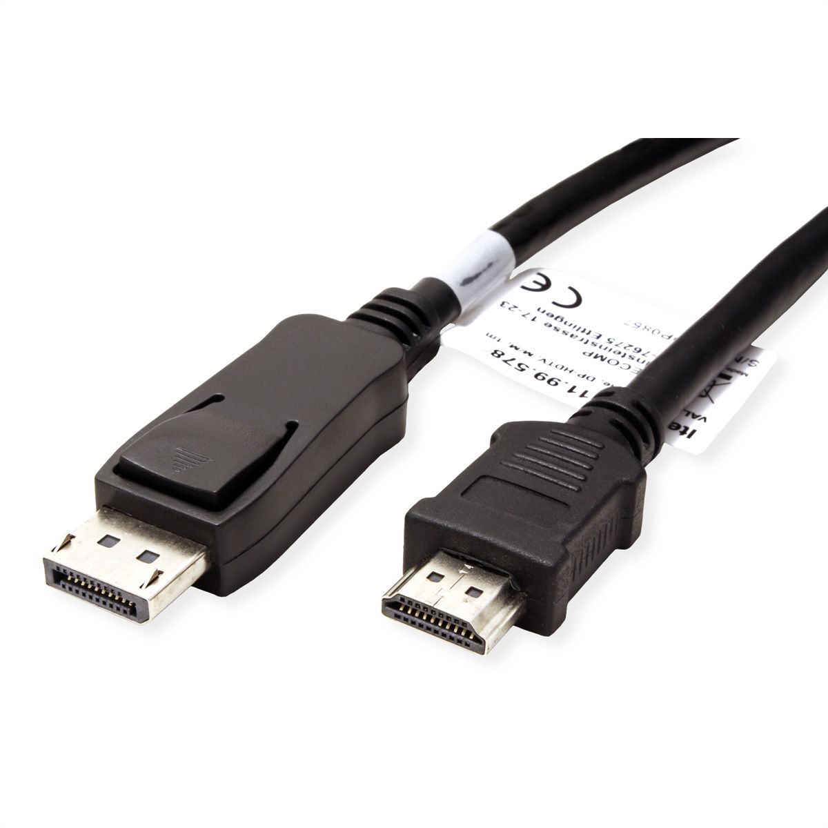 VALUE Câble DisplayPort DP - HDTV, M/M, noir, 4,5 m