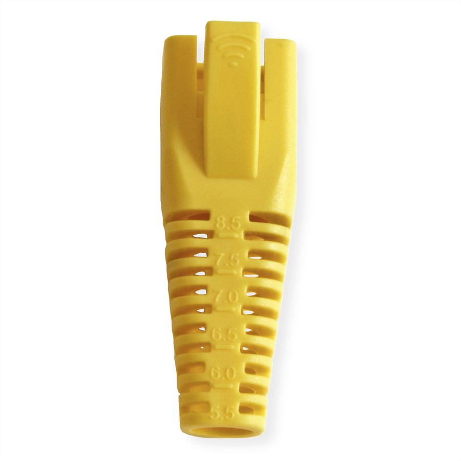 ROLINE Embout anti-pliage, pour RJ-45, 10 pièces, jaune