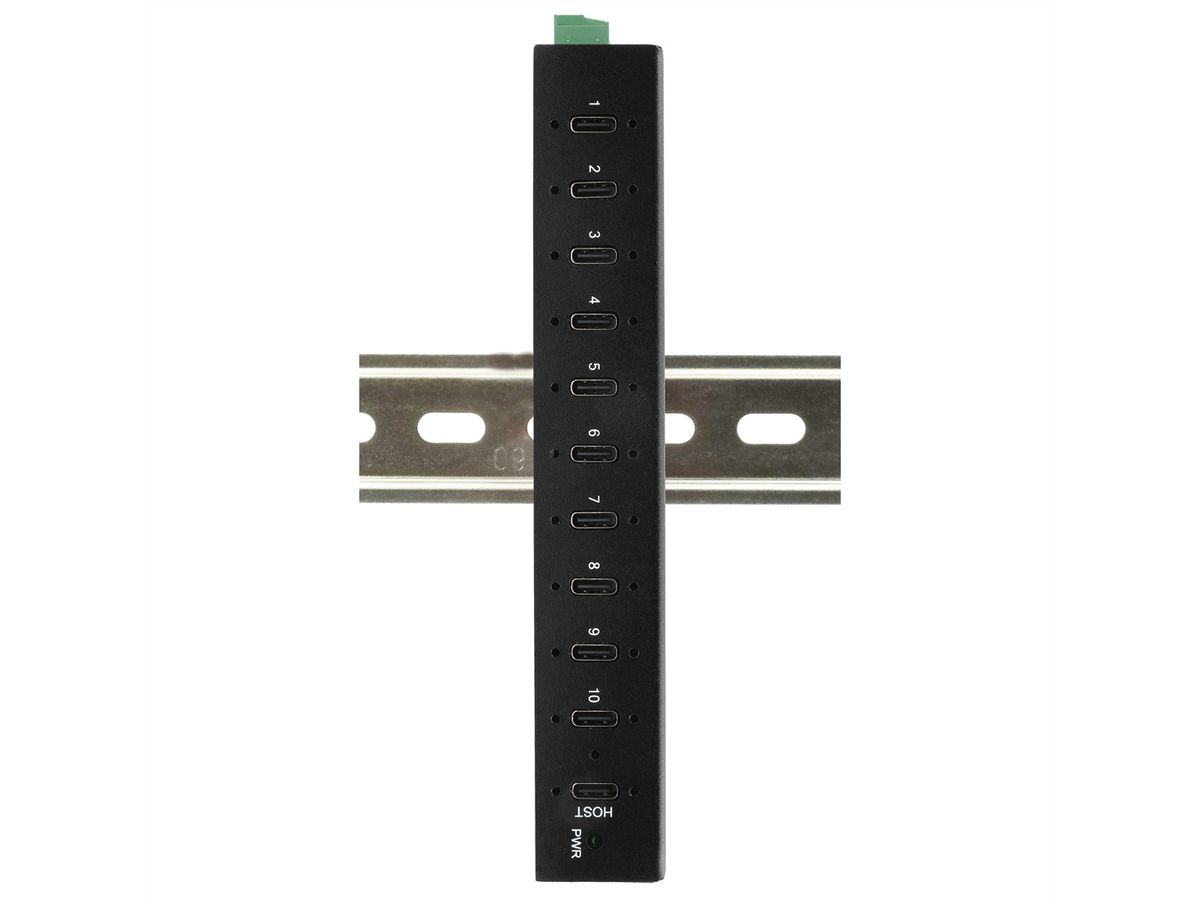 EXSYS EX-12270HMS HUB métallique 10 ports USB 3.2 Gen 2, 10x USB type C