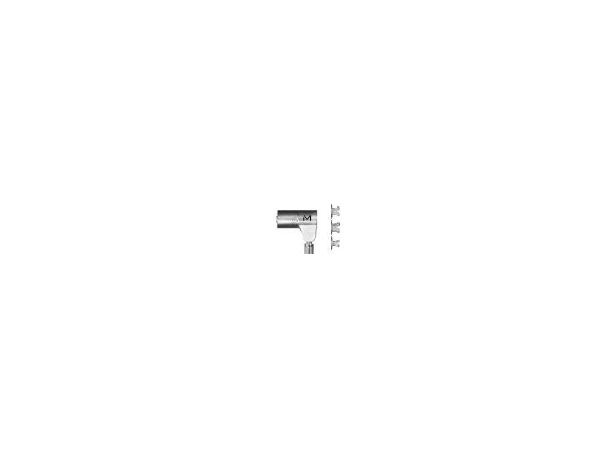 Mobilis 001271 câble antivol Argent 2 m