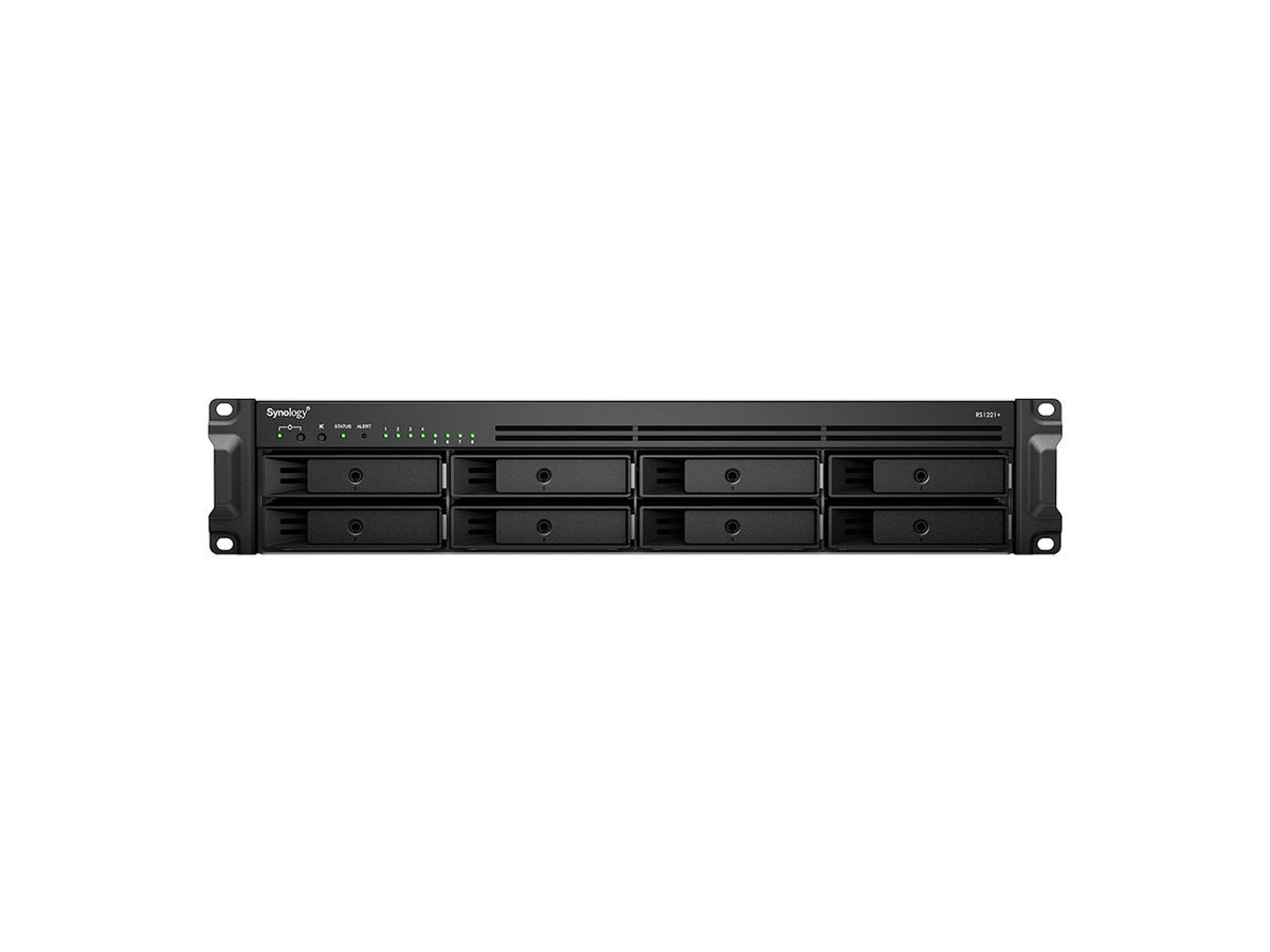 Synology RackStation RS1221+ serveur de stockage NAS Rack (2 U) Ethernet/LAN Noir V1500B
