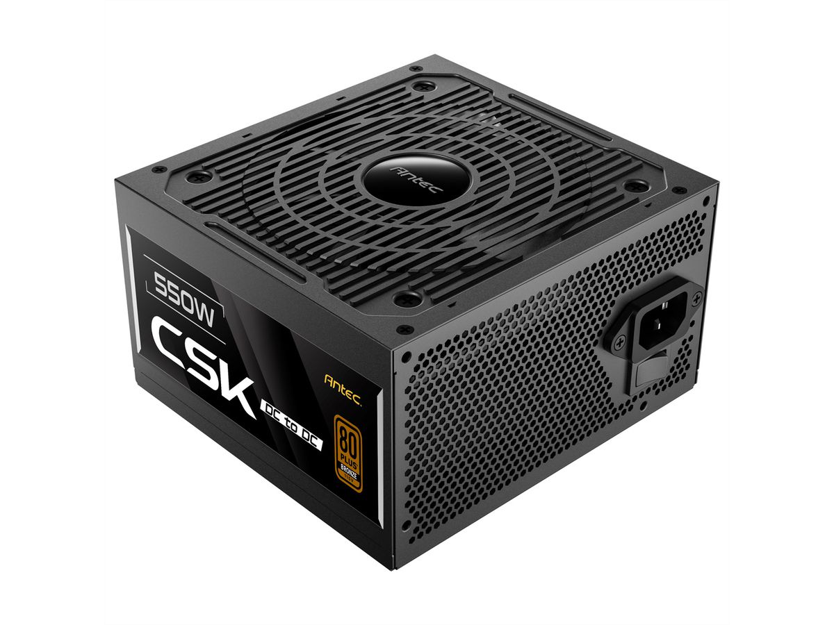 ANTEC CSK550DC Bloc d'alimentation PC 550W compatible ATX 2.52, noir