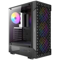 ANTEC VX-320 ARGB Boîtier PC ATX, Micro-ATX, ITX Mid Tower Gaming, noir