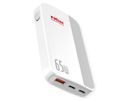 ROLINE Chargeur USB extra plat, avec prise Euro pliable, 65W