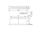 Porte modules 19" de 1U équipé de 24 modules AMJ-SL Cat.6A (Classe EA) (ISO/IEC), gris