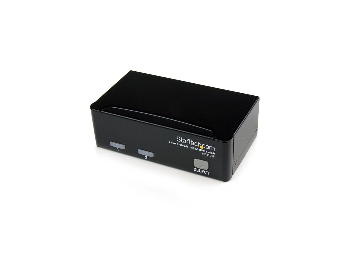 StarTech.com Commutateur KVM 2 Ports VGA USB - Switch KVM - 1920x1440