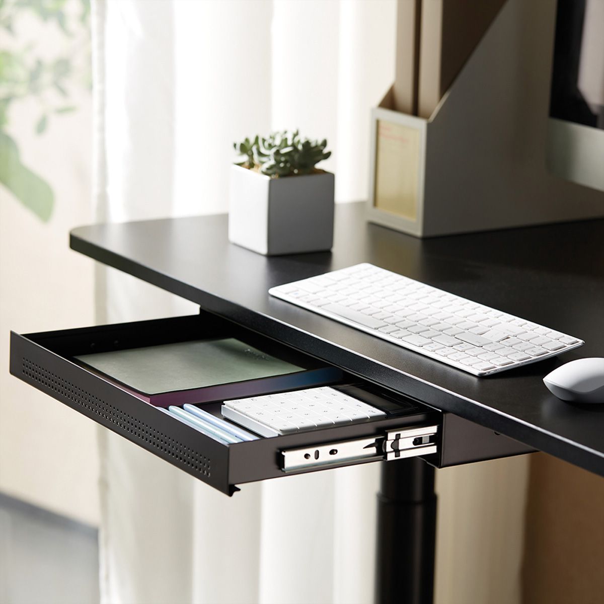 ROLINE Tiroir sous bureau ultra-mince