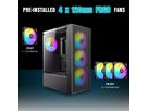 ANTEC AX27 RGB Elite Boîtier PC Midi Tower Gaming ATX, noir