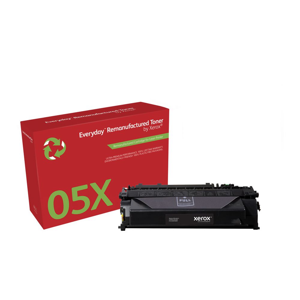 Remanufacturé Everyday Toner Noir de Xerox pour HP 05X (CE505X), Haute capacité