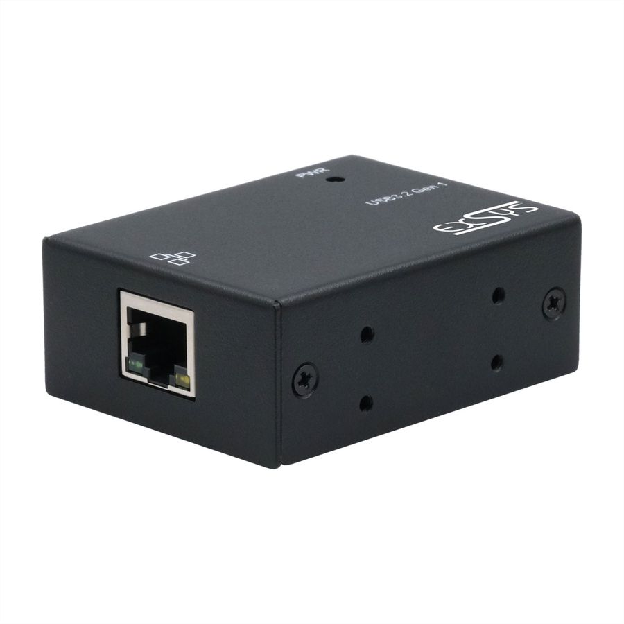 EXSYS EX-13020HMV USB 3.2 type C vers Ethernet 1 Gigabit, kit rail DIN inclus