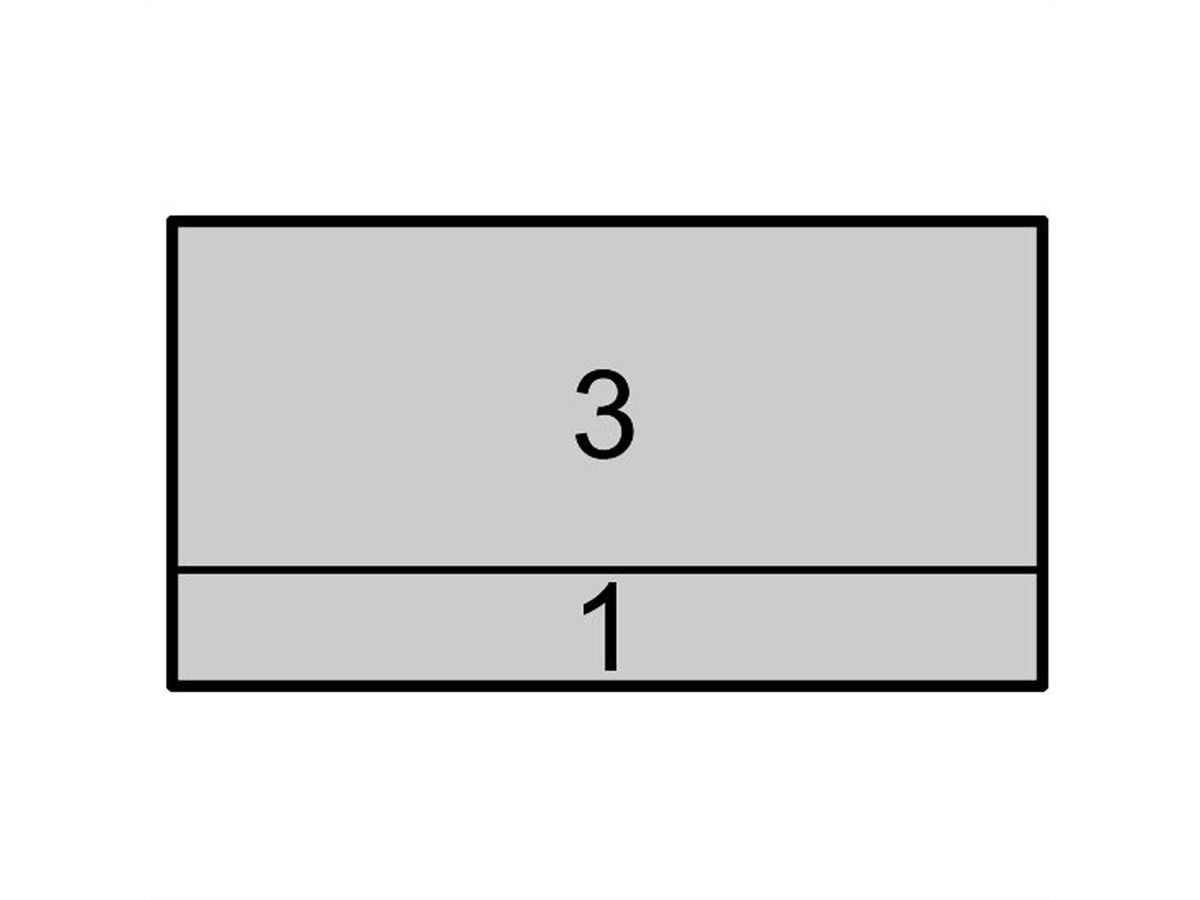 Panneau latéral SCHROFF EuropacPRO, Type F, Flexible, 4 U, 235 mm
