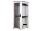 ROLINE 19" Baie réseau Pro 32U, 600x800 LxP Porte verre gris