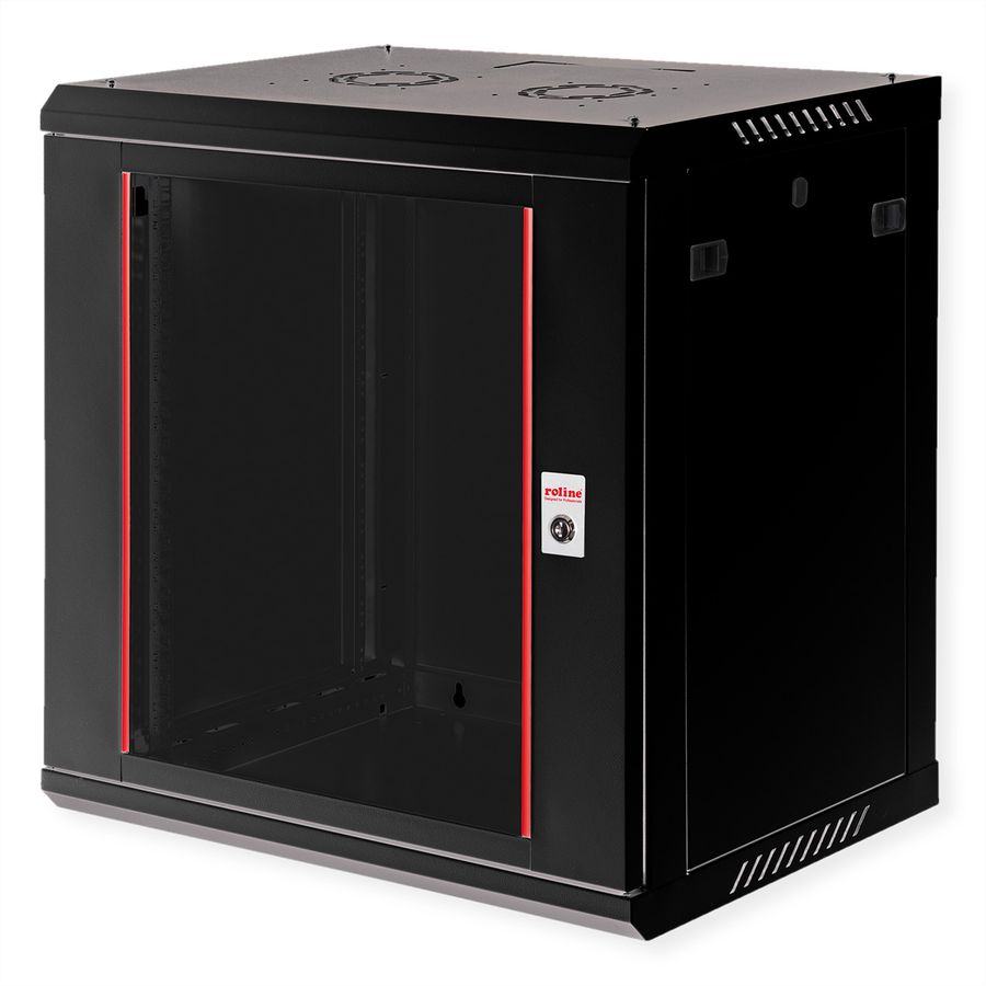 ROLINE 19" Boîtier mural Basic Plus 12U, 600x450 LxP noir