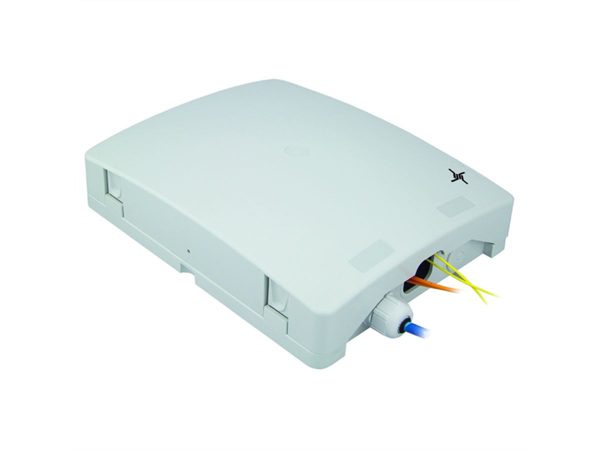 TELEGÄRTNER Distributeur ODB54, 6x couplage SCD, Pigtails colorés 12xE9/125 OS2, SC