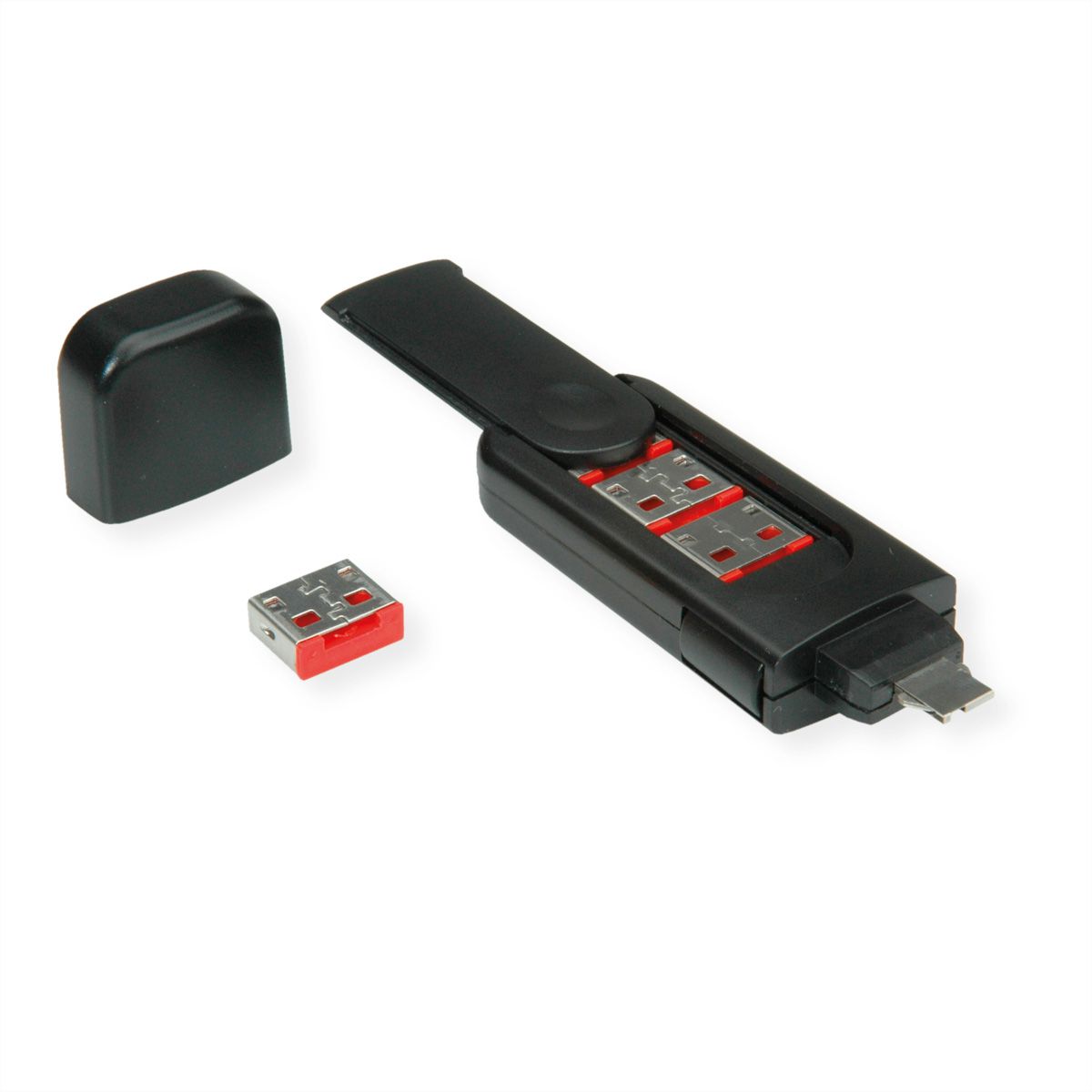 ROLINE Bloqueur de port USB Type A, 4x verrouillage et 1x clé