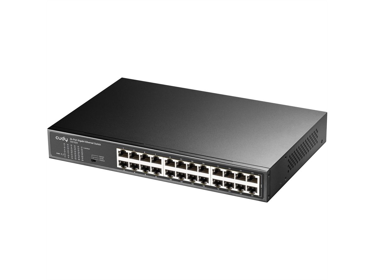 CUDY GS1024 Switch 24 ports Gigabit métal