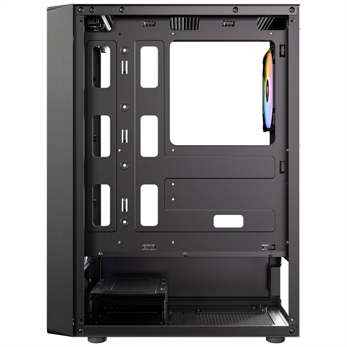 ANTEC AX26 RGB Elite Boîtier PC Midi Tower Gaming ATX, noir