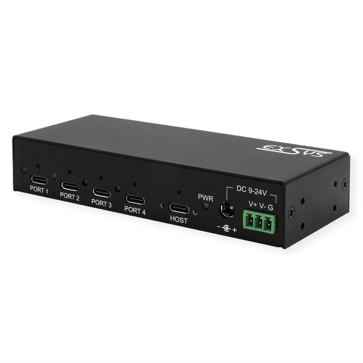 EXSYS EX-12294HMS Hub métal USB 3.2 Gen2, 4 ports, 4x C