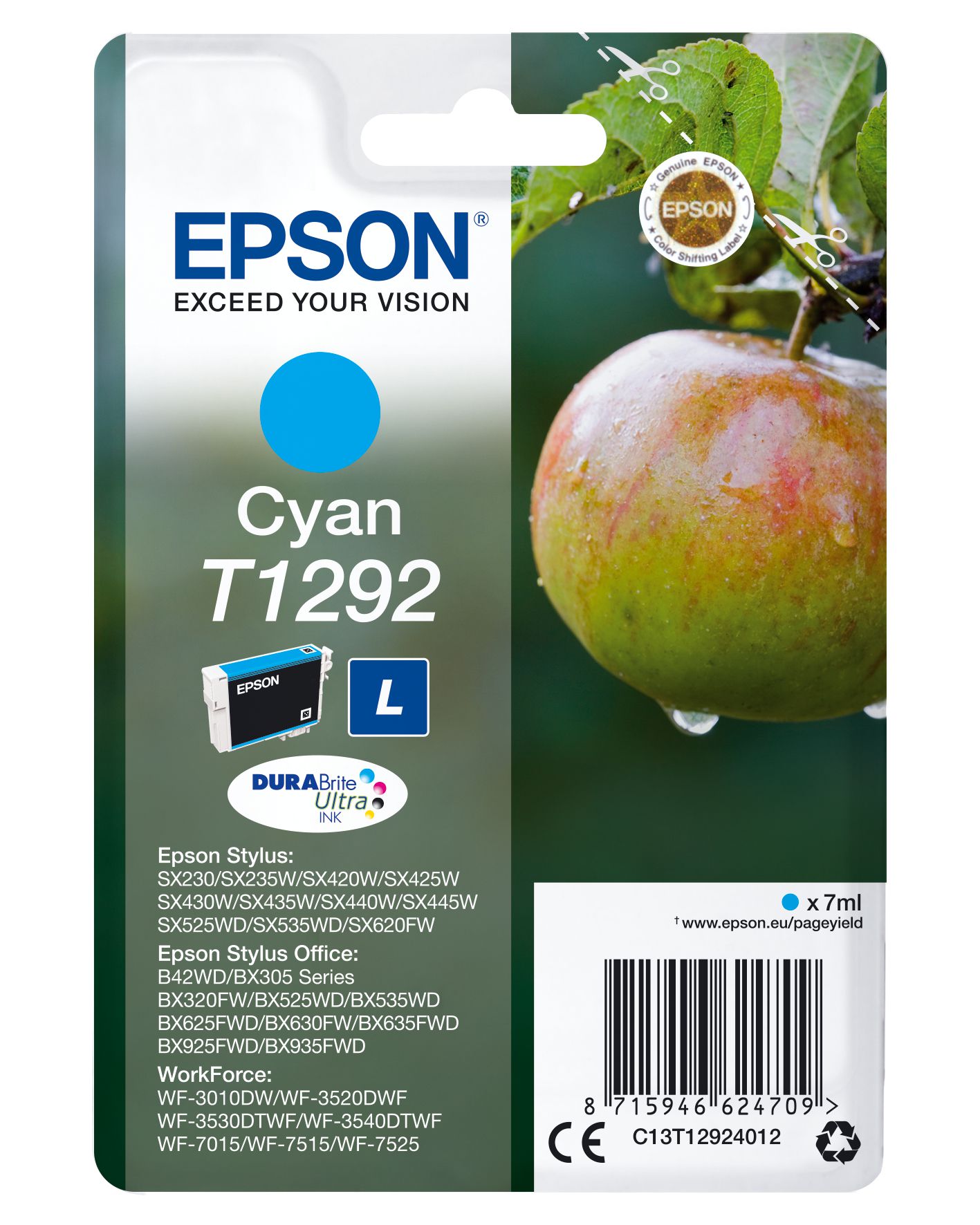 Epson Cartouche "Pomme" - Encre DURABrite Ultra C