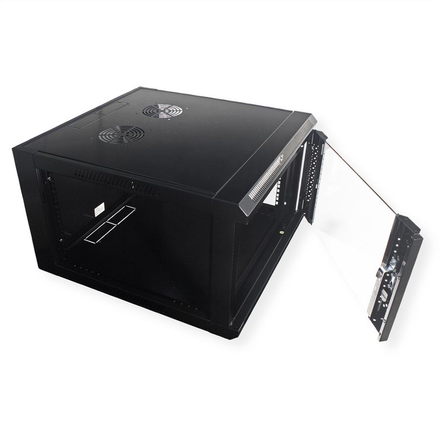 VALUE Armoire murale 6UH (HxLxP) 368 x 570 x 600mm, noir