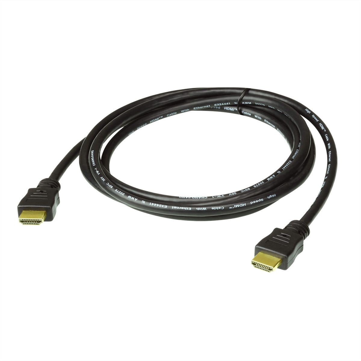 ATEN 2L-7D05H-1 Câble HDMI True 4K haute vitesse avec Ethernet, noir, 5 m