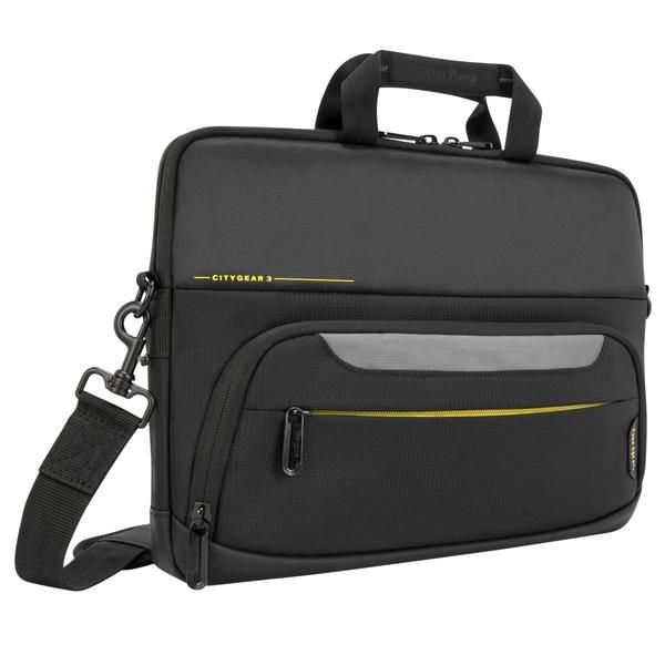 Targus TSS866GL City Gear Sacoche fine pour ordinateur portable, 14 pouces, noir