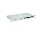 TELEGÄRTNER BASIS eco Panneau FO avec coupleurs et pigtails, 12x LC Duplex, beige, OM2, Grade C