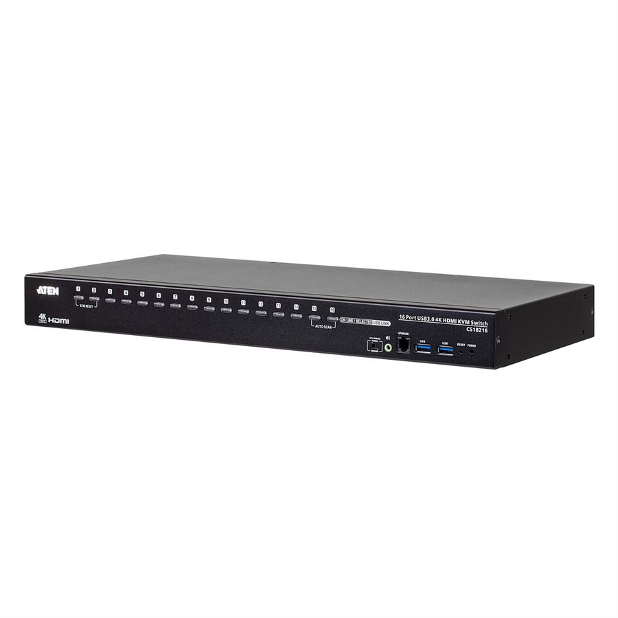 ATEN CS18216 Commutateur KVM USB 3.0 4K HDMI à 16 ports
