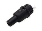 BACHMANN Fiche en caoutchouc plein, IP44, noire