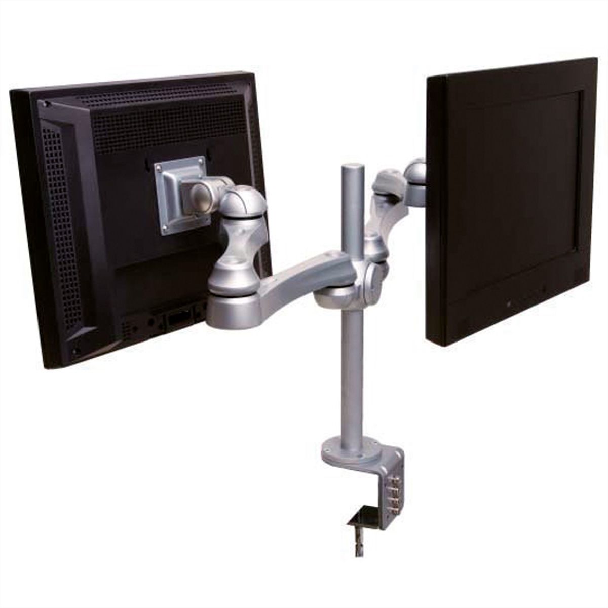 ROLINE Bras multi LCD, support pour 2 LCD, 4 pivots