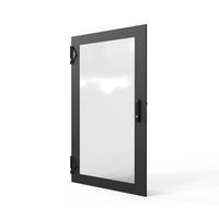 SCHROFF Porte 1200H 800L verre IP20 fermeture 1 point RAL7021