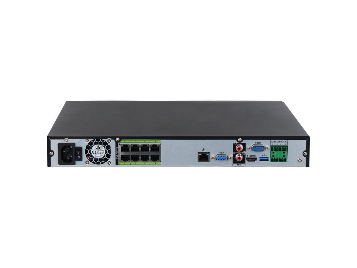 DAHUA DHI-NVR5208-8P-EI, Enregistreur vidéo en réseau 8CH 2HDD 1U