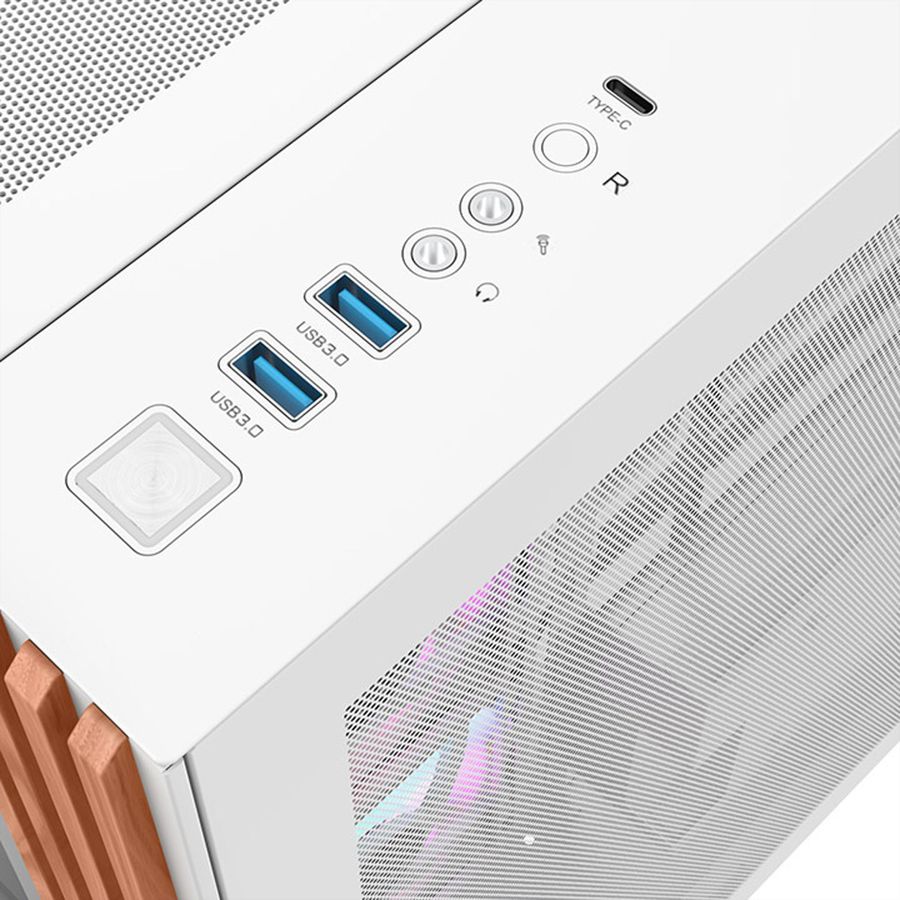 Thermaltake View 380 WS ARGB Tour Midi, blanc