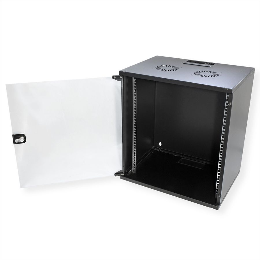 ROLINE 19" Boîtier mural Basic 12U, 540x400 LxP En kit noir